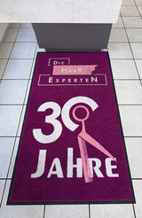 Gestaltung und Herstellung einer Fussmatte zum 30-jährigen Jubiläum
